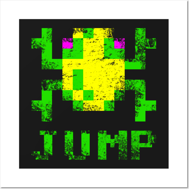 Frogger jump Wall Art by Nerd_art